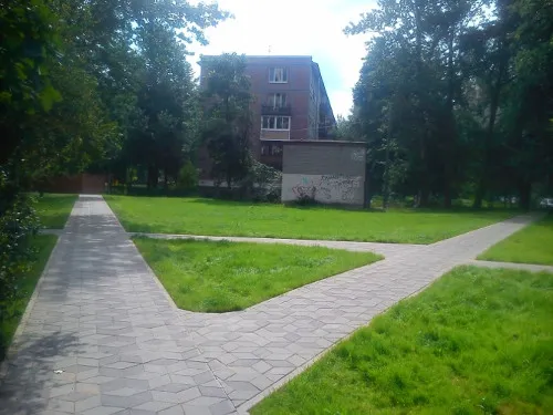 Красочная плитка во дворах Московского района Красочная плитка во дворах Московского района