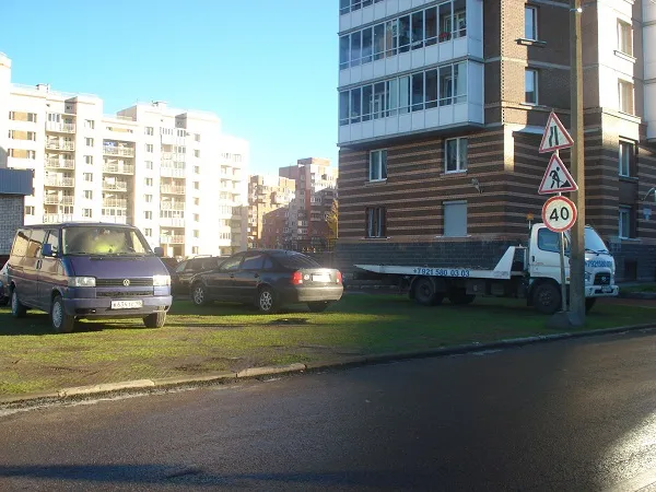 Экопарковка в Кронштадте