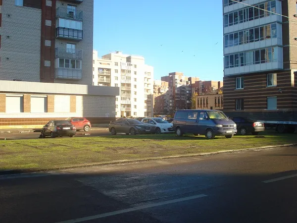 Засеянная экопарковка